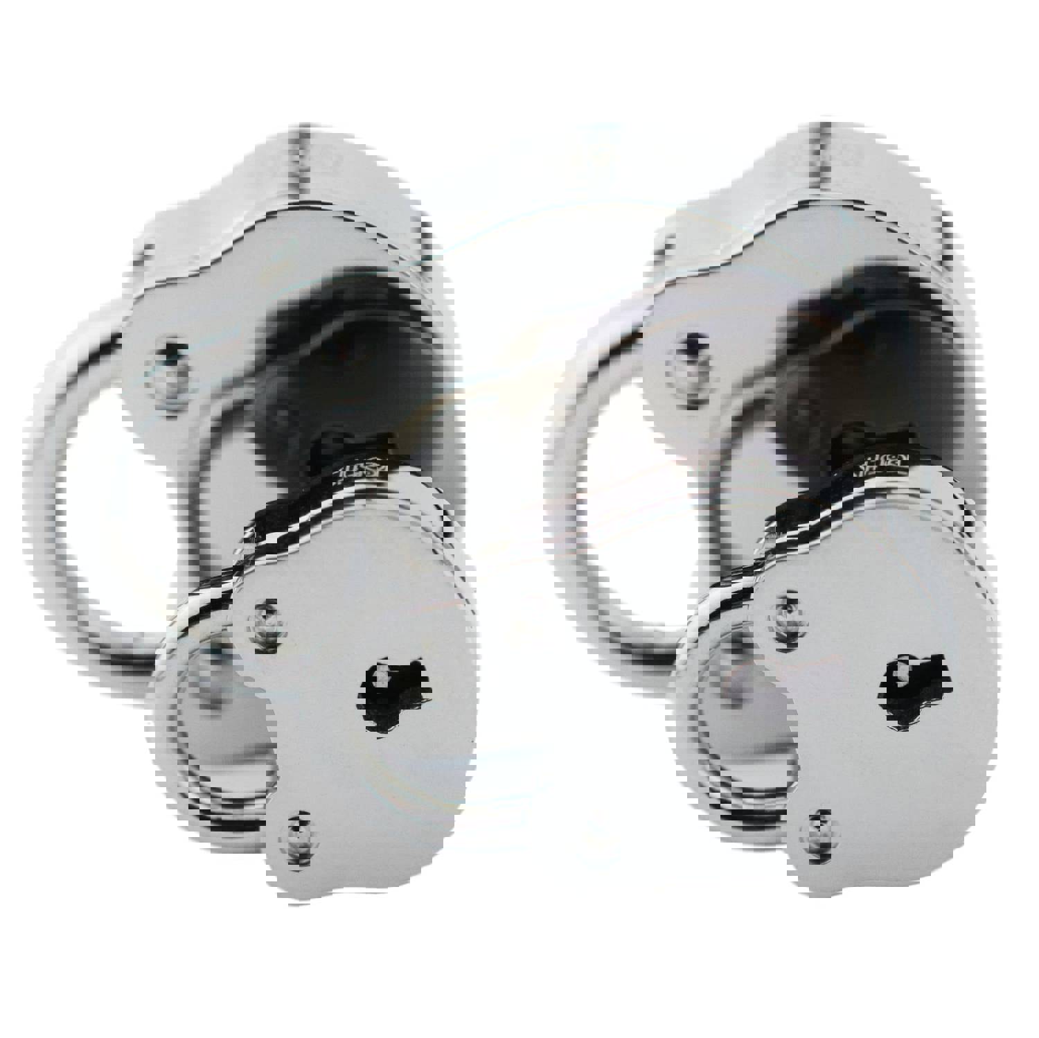 High Quality 316L Stainless Steel Large Round Lock & Key - Jewelry Grade BDSM Symbolism