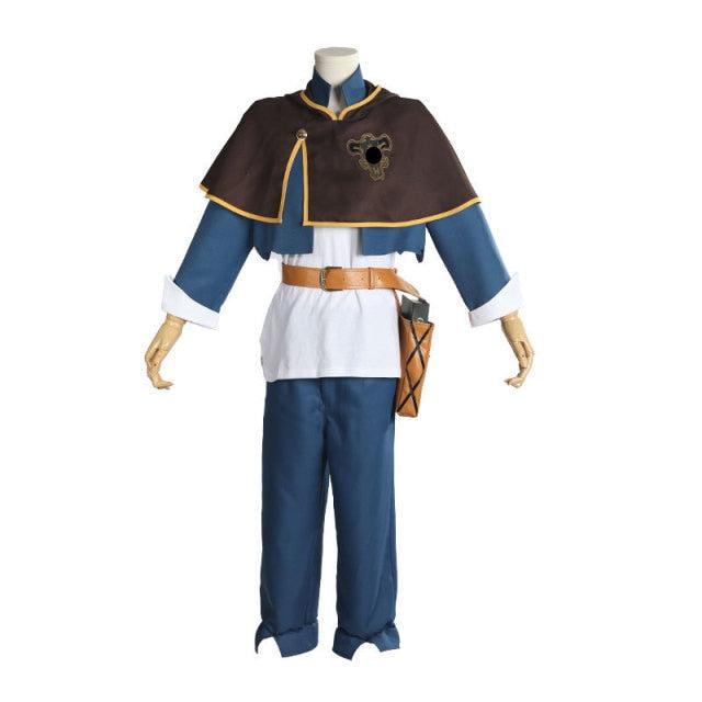 Black Clover Asta Cosplay Costume Full Set with Wig and Accessories