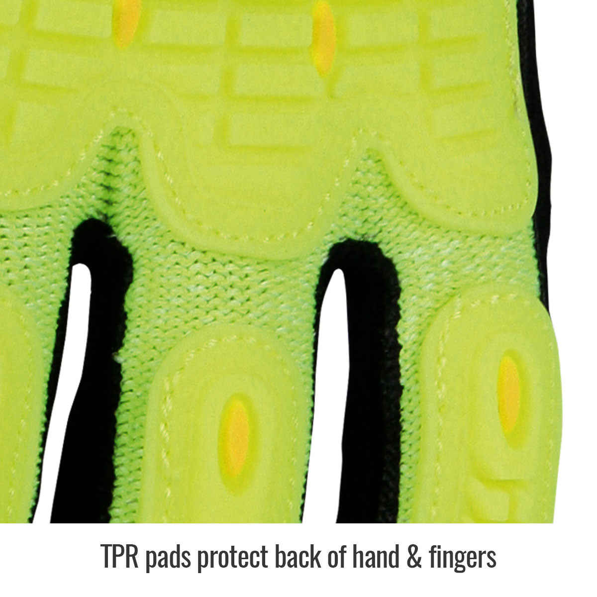 Revco GR4040-HB AccuFlex™ A5 Cut & Impact Resistant Hi-Vis Sandy Nitrile Coated Knit Glove (1 Pair)