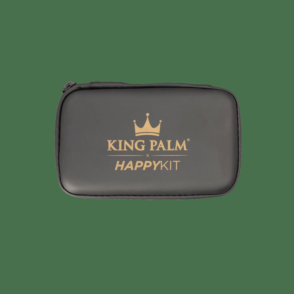 King Palm x HappyKit Travel Bag - Sleek Hard Travel Case for Smoking Accessories
