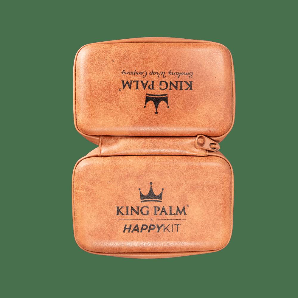 King Palm x HappyKit Travel Bag - Sleek Hard Travel Case for Smoking Accessories
