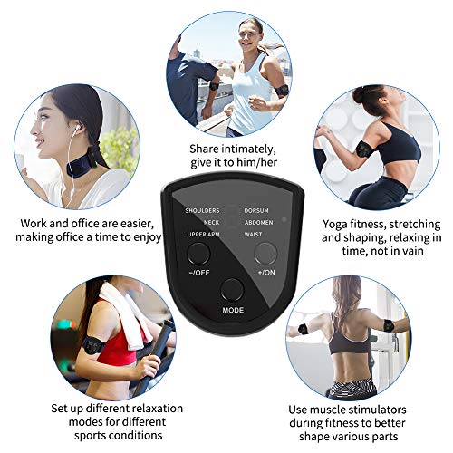 MYAMZ YZH Electric Stimulation Electronic Acupuncture Pen with 5 Massage Heads for Pain Relief