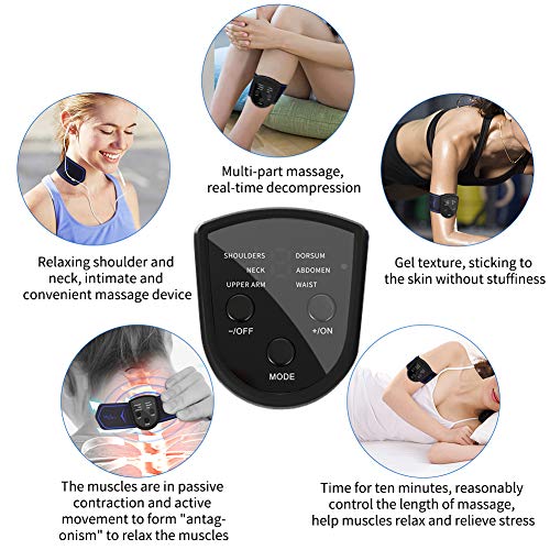 MYAMZ YZH Electric Stimulation Electronic Acupuncture Pen with 5 Massage Heads for Pain Relief