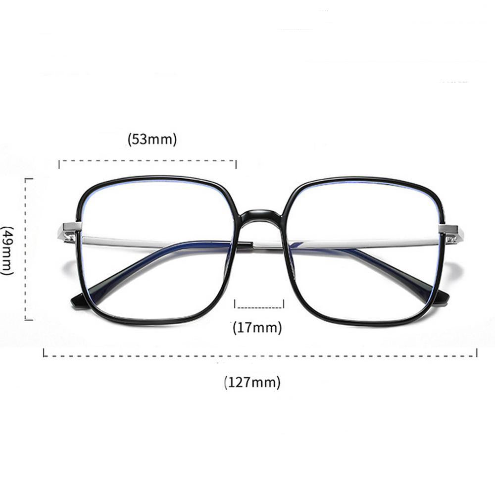 Star - Fashion Blue Light Blocking Computer Reading Gaming Glasses - Transparent Pink