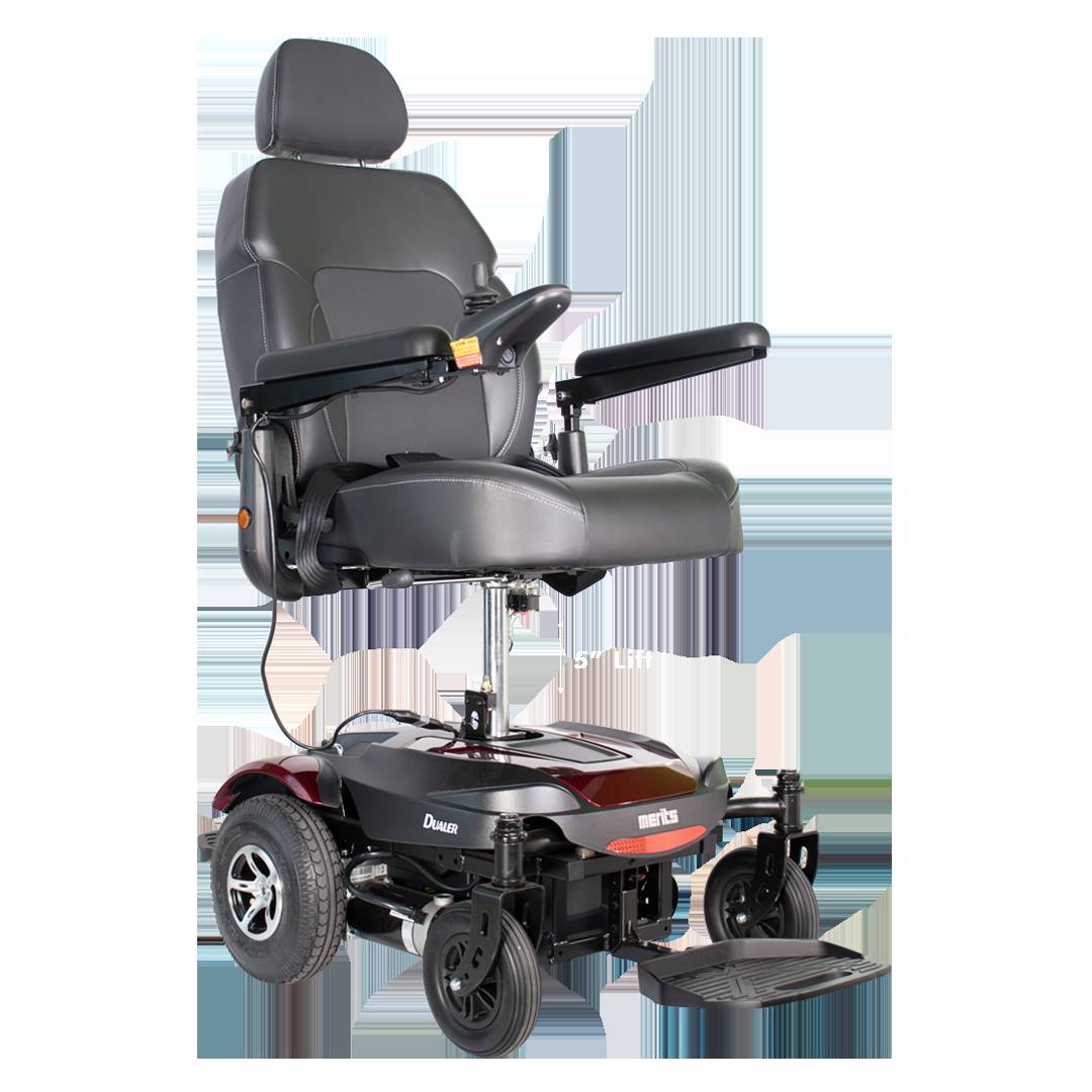 Merits Health Dualer Power Wheelchair - Versatile Mobility Solution