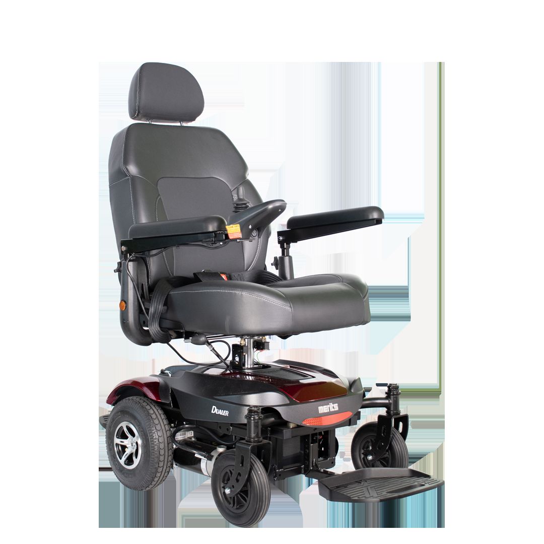 Merits Health Dualer Power Wheelchair - Versatile Mobility Solution