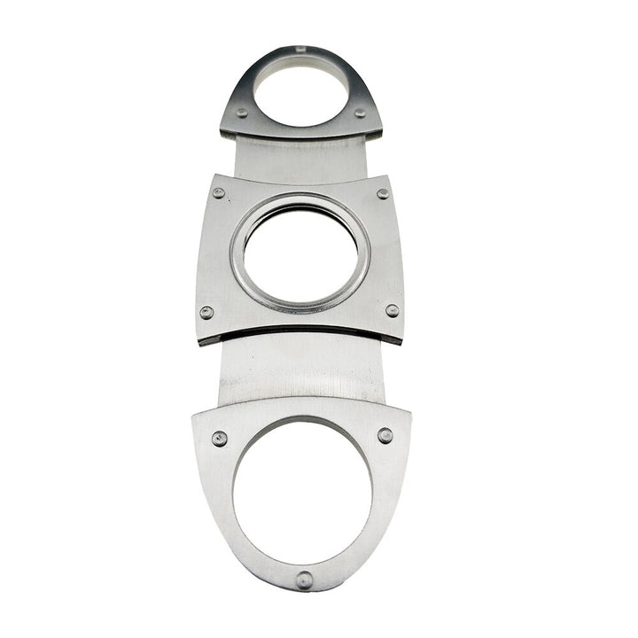 COHIBA Stainless Steel Cigar Cutter - Portable Pocket Smoking Scissors Gadget