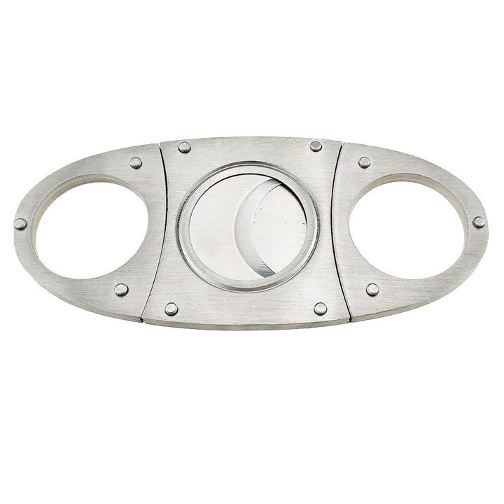 COHIBA Stainless Steel Cigar Cutter - Portable Pocket Smoking Scissors Gadget