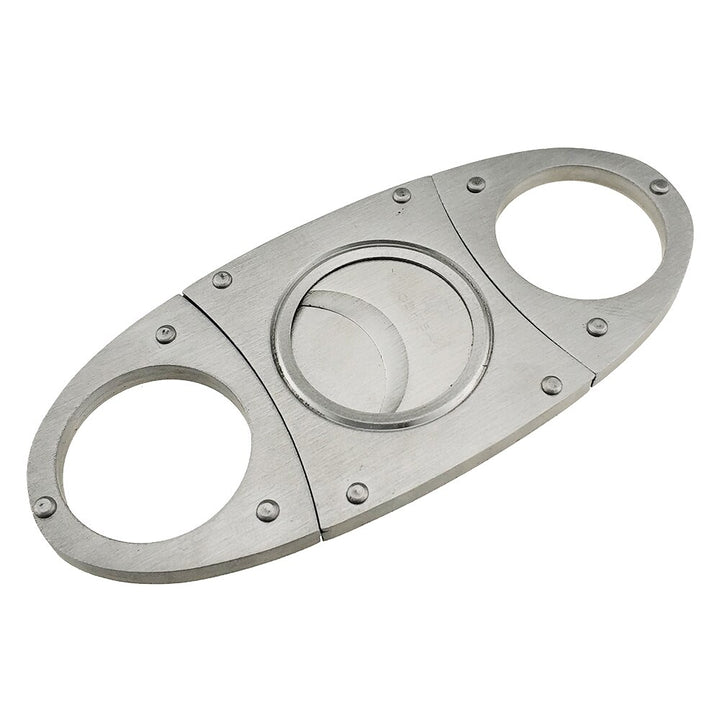 COHIBA Stainless Steel Cigar Cutter - Portable Pocket Smoking Scissors Gadget