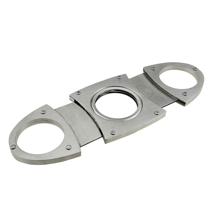 COHIBA Stainless Steel Cigar Cutter - Portable Pocket Smoking Scissors Gadget