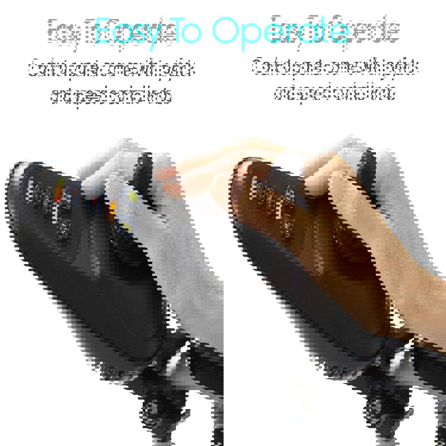 Vive Health MOB1029L Electric Power Wheelchair - Comfortable & Portable Mobility Solution