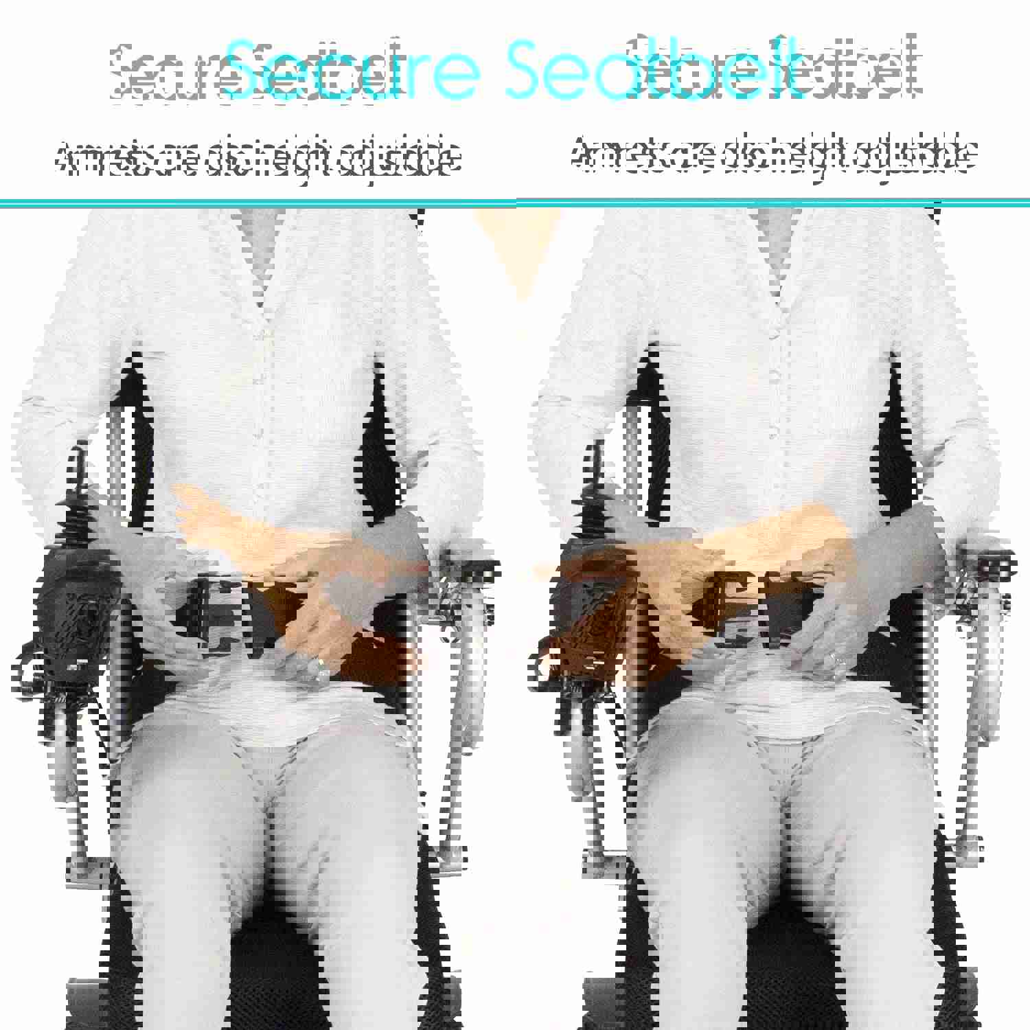 Vive Health MOB1029L Electric Power Wheelchair - Comfortable & Portable Mobility Solution