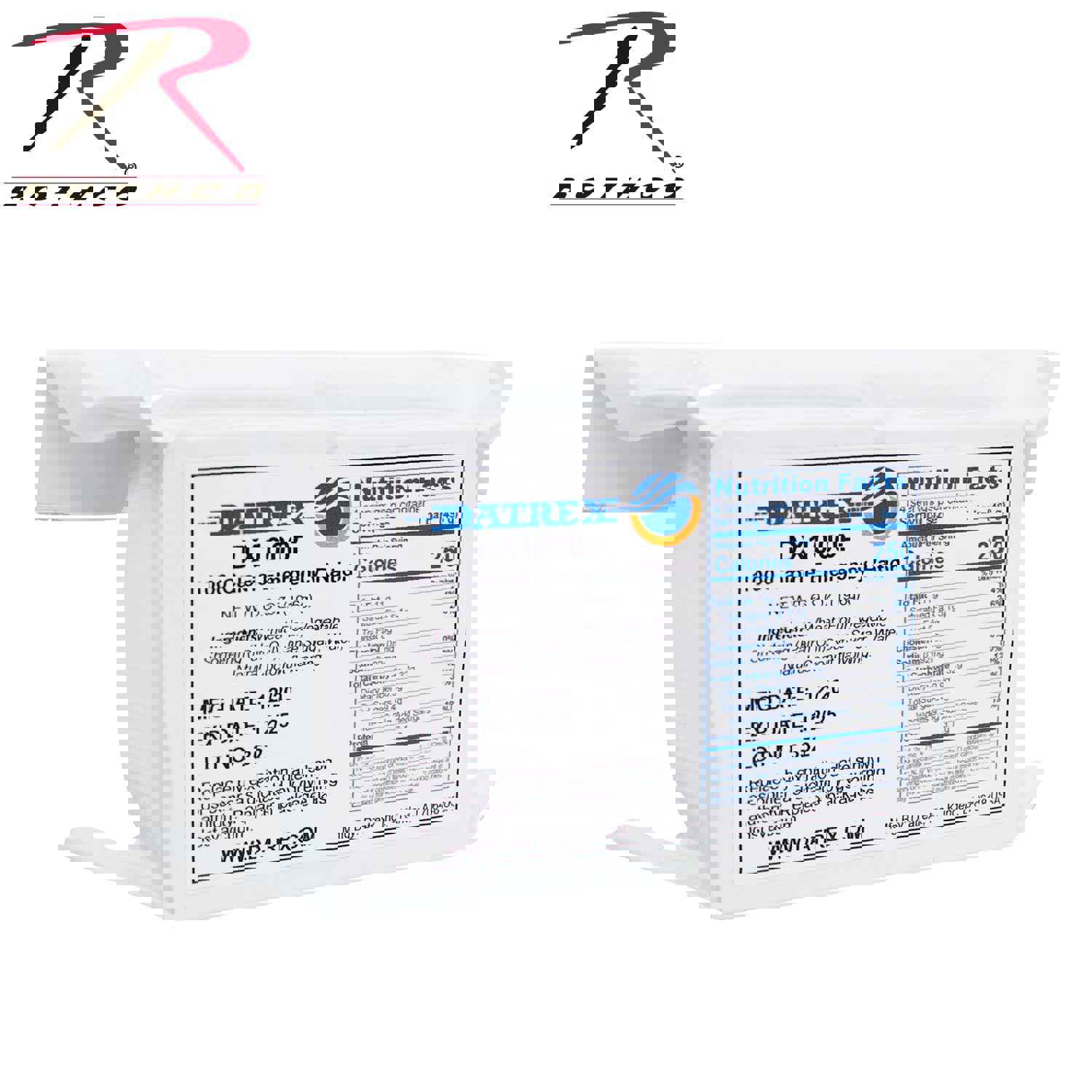 Datrex Aviation 1,000 Cal Emergency Food Ration - 5-Year Shelf Life, High Energy