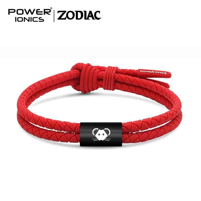 Power Ionics WEAVE BAND Unisex Waterproof Ions and Germanium Sports Fashion Bracelet with Free Lettering