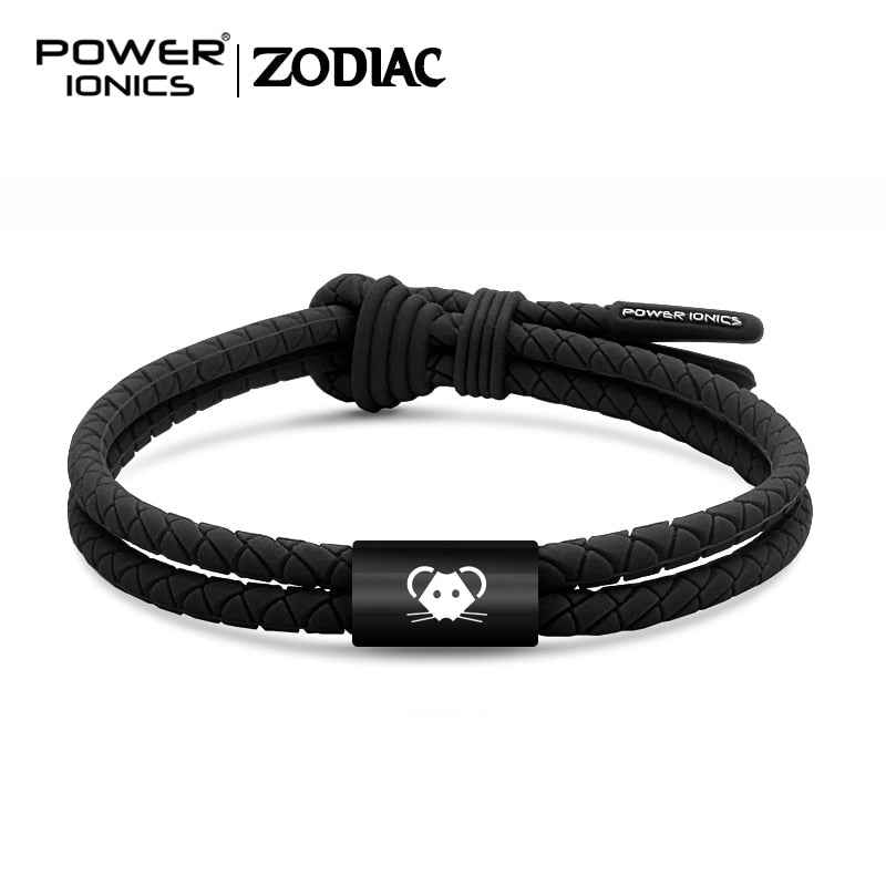 Power Ionics WEAVE BAND Unisex Waterproof Ions and Germanium Sports Fashion Bracelet with Free Lettering