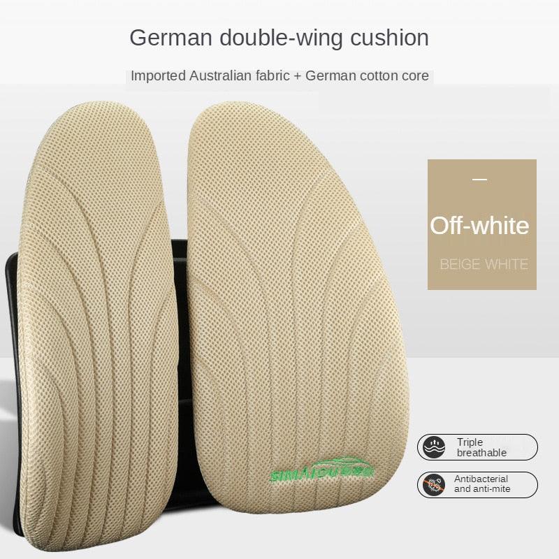 New 3D Elastic Lumbar Spine Support Cushion for Office Chair, Car Seat, and Hip Massage