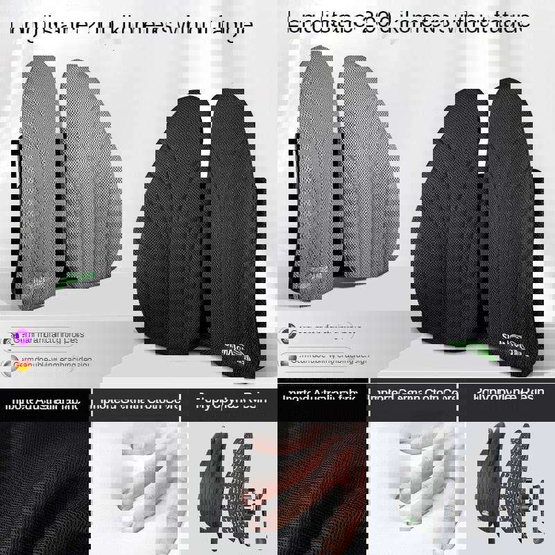 New 3D Elastic Lumbar Spine Support Cushion for Office Chair, Car Seat, and Hip Massage