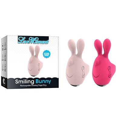 Smiling Bunny Finger-ring Yiwa Healthcare - 7 Functions Silicone Vibrator