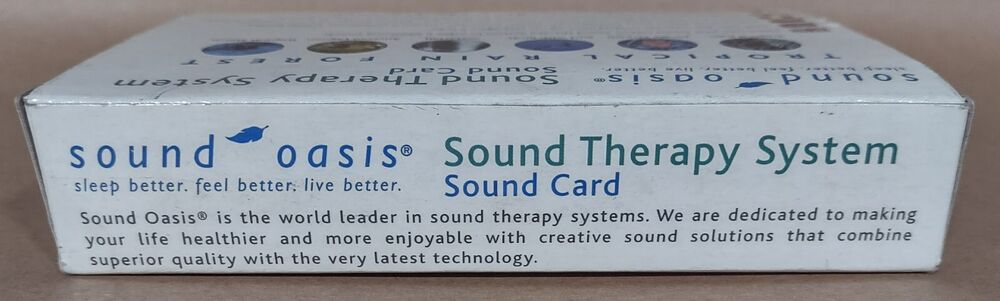 Sound Oasis Tropical Rain Forest Sound Card - Immerse in Nature's Harmony