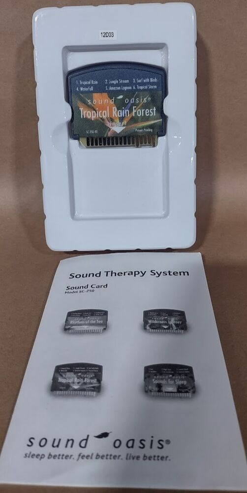 Sound Oasis Tropical Rain Forest Sound Card - Immerse in Nature's Harmony