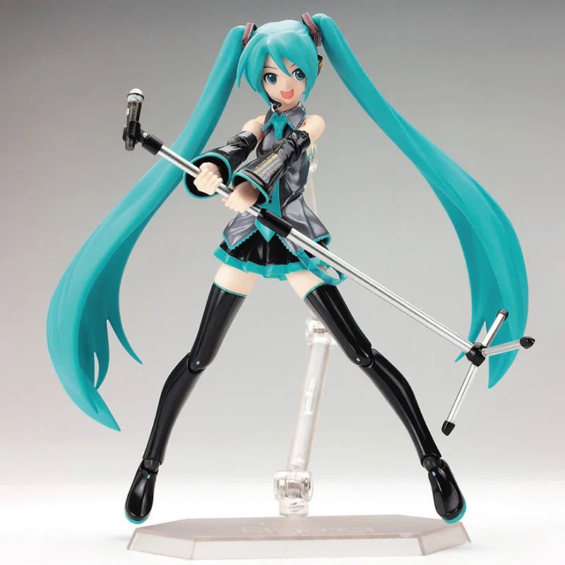 Figma Hatsune Miku Action Figure with Poseable Joints and Accessories