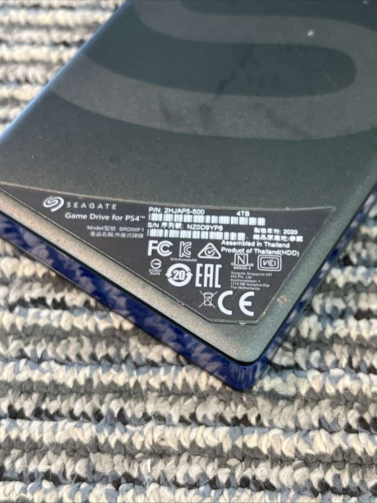 Seagate 4TB External Hard Drive for PlayStation 4